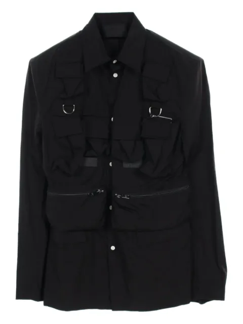 Prada Pre-Owned 2020s single-breasted shirt jacket