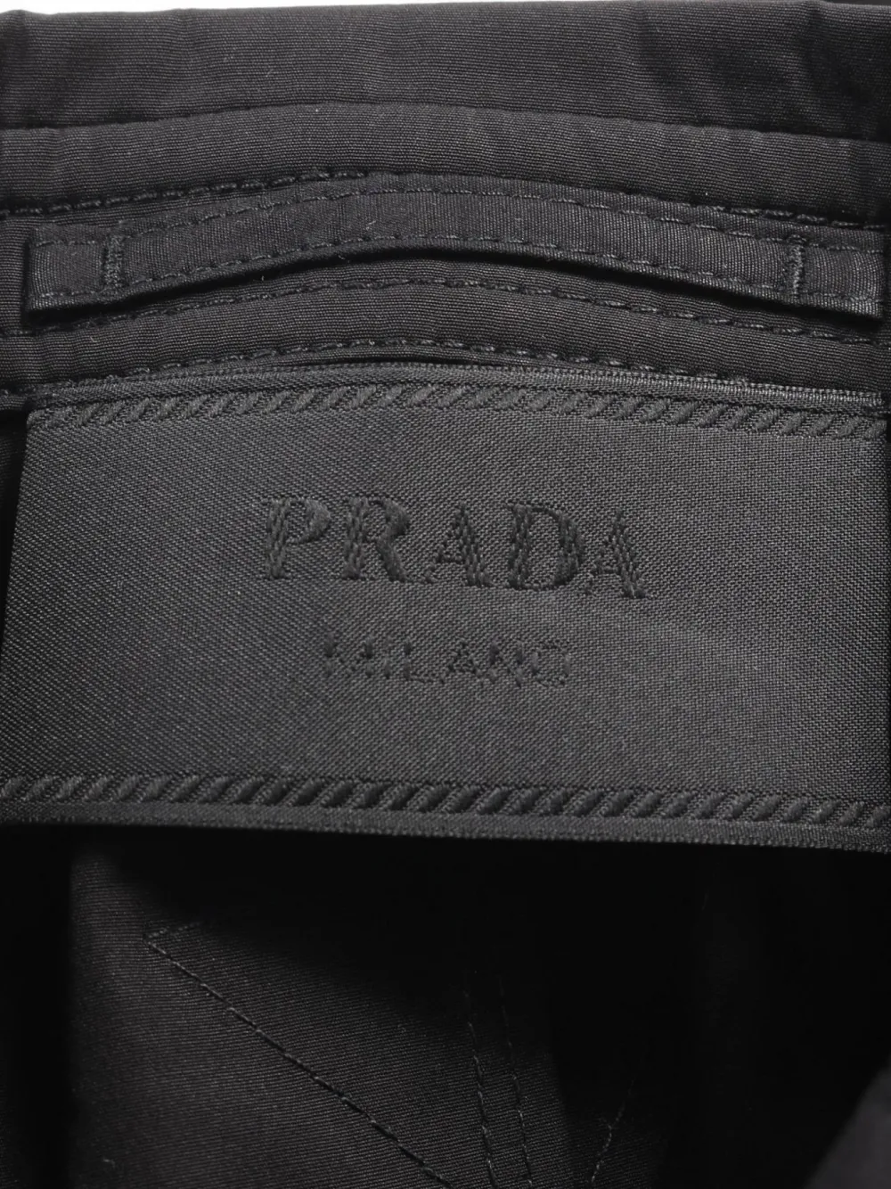 Pre-owned Prada 2020s Single-breasted Shirt Jacket In Black