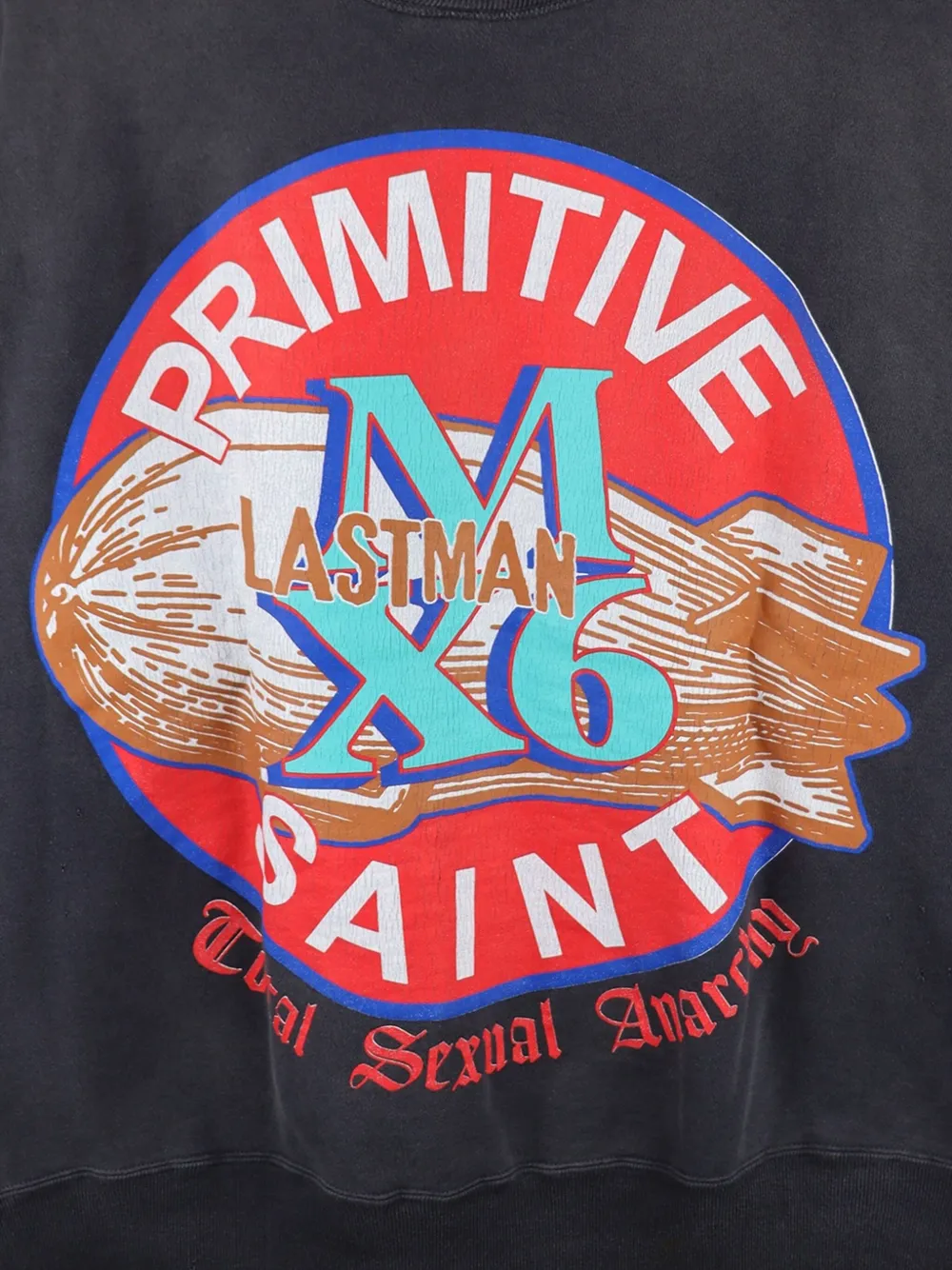 SAINT MXXXXXX Primitive sweatshirt - Zwart