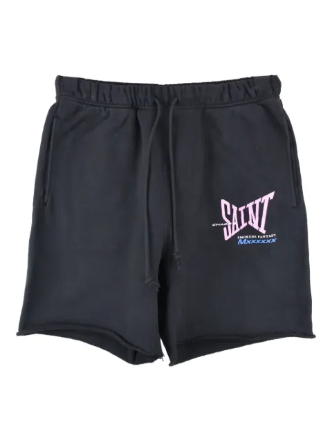 SAINT MXXXXXX cotton track shorts