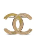 CHANEL Pre-Owned 2010 CC brooch - Gold