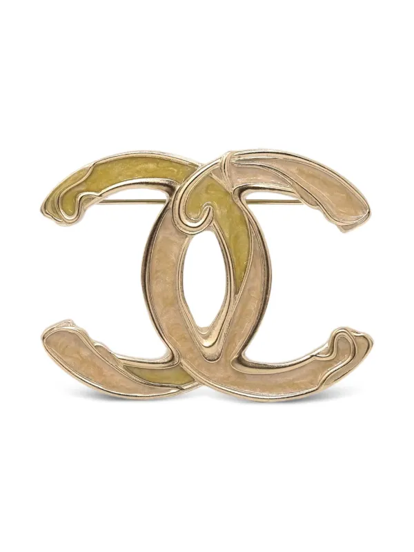 CHANEL Pre-Owned 2010s ココマーク ブローチ | ゴールドトーン