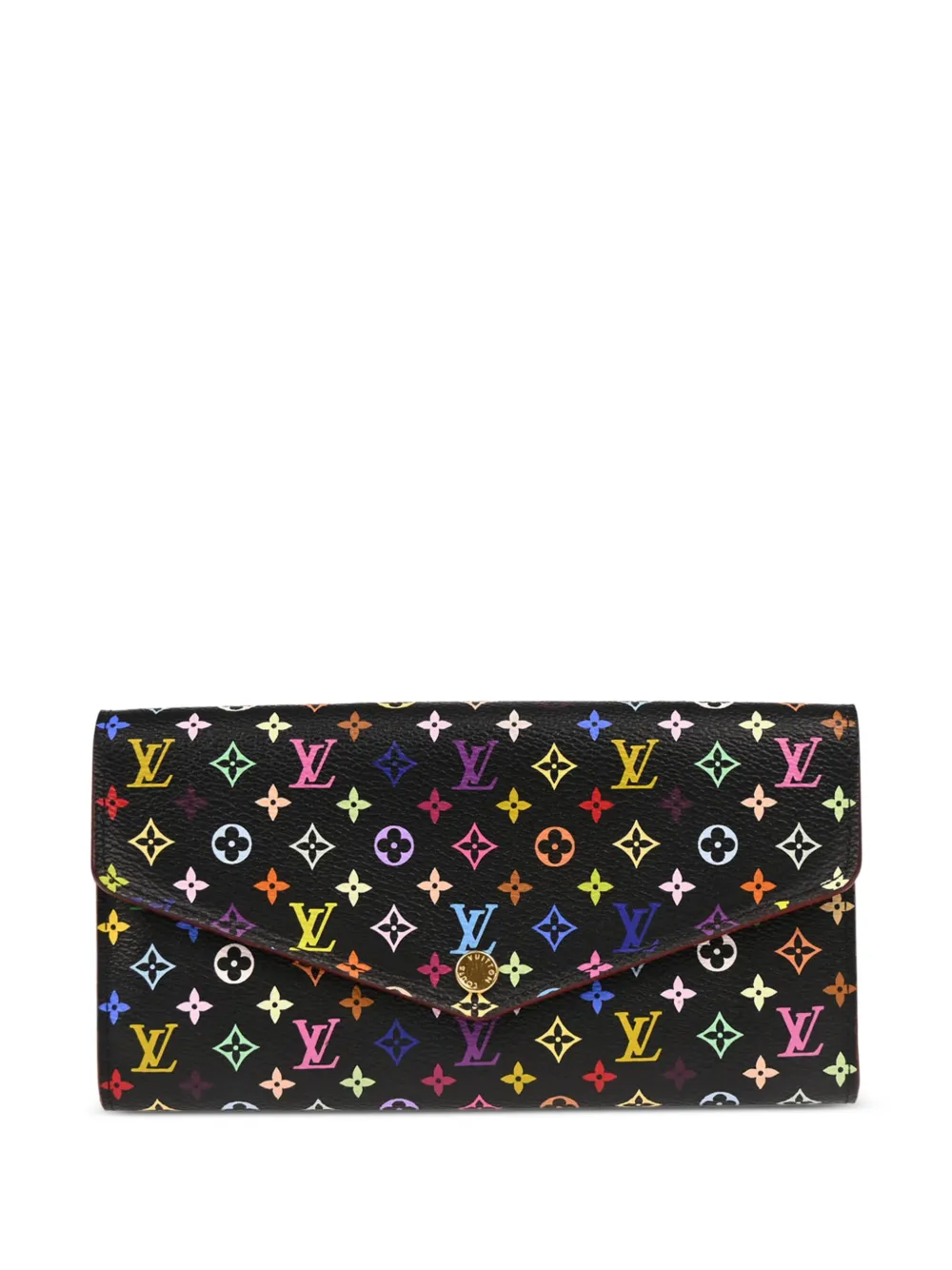 Louis Vuitton Pre-Owned x 村上隆 2015 サラ 財布 - ブラック Louis Vuitton Pre-Owned x 村上隆 2015 サラ 財布 - ブラック