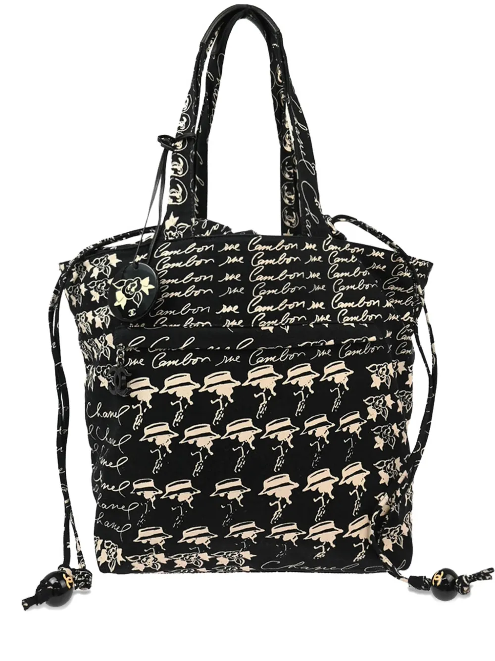 CHANEL Pre-Owned 2006 Camélia Handtasche | Schwarz | Image 1
