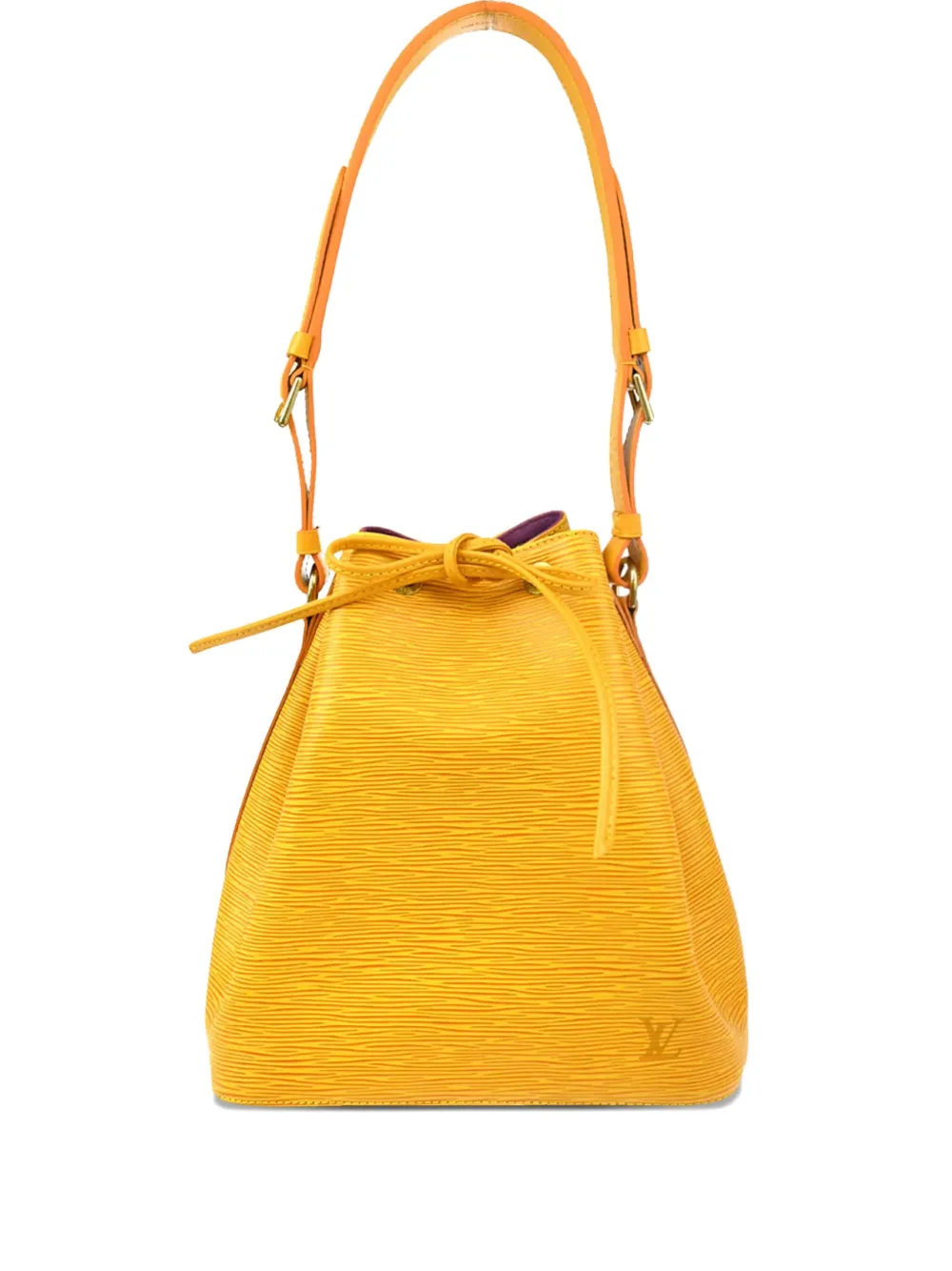 Louis Vuitton Pre-Owned 1995 プチ ノエ バケットバッグ - イエロー Louis Vuitton Pre-Owned 1995 プチ ノエ バケットバッグ - イエロー