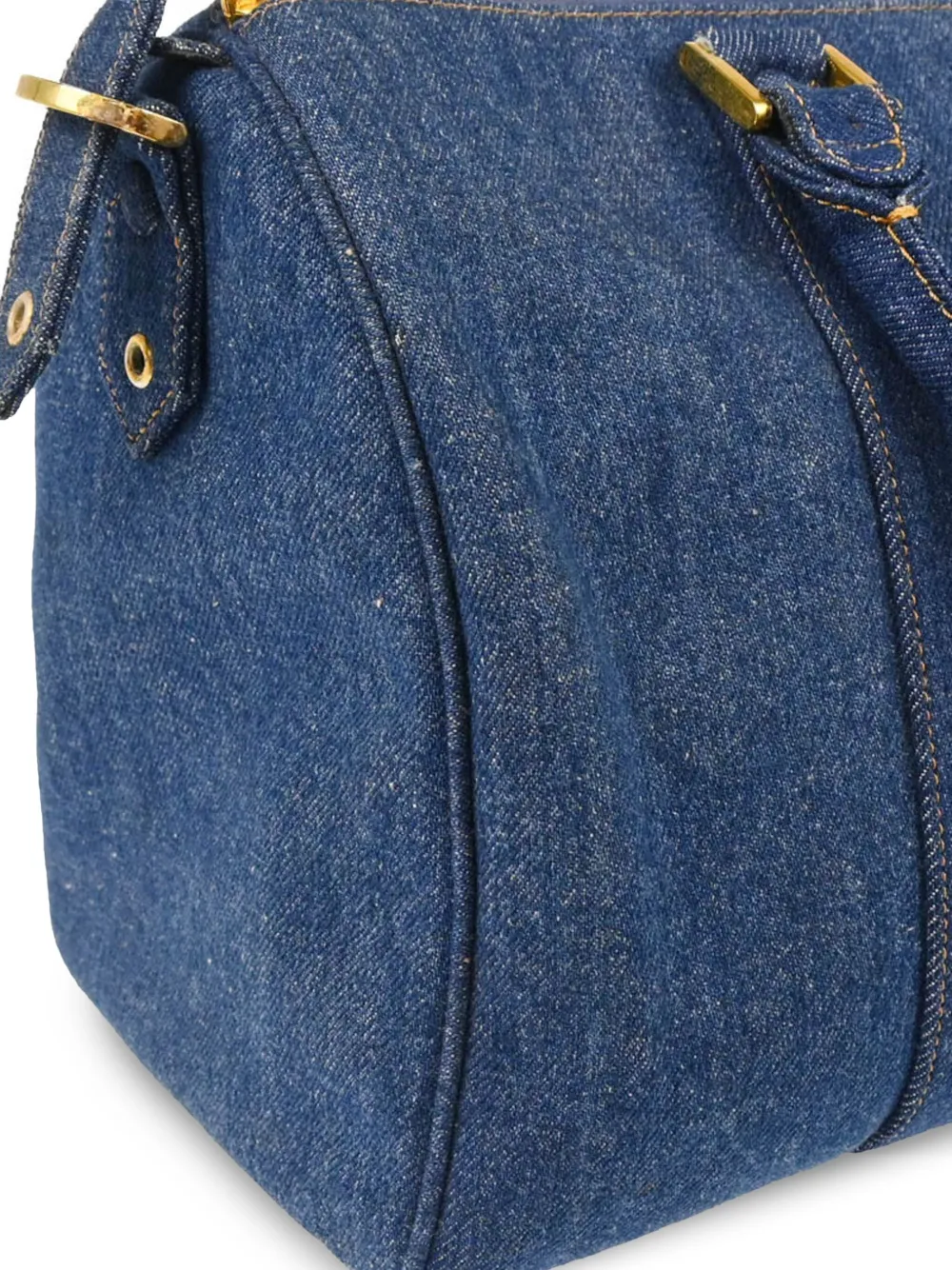 Pre-owned Chanel 1997 Cc Denim Handbag