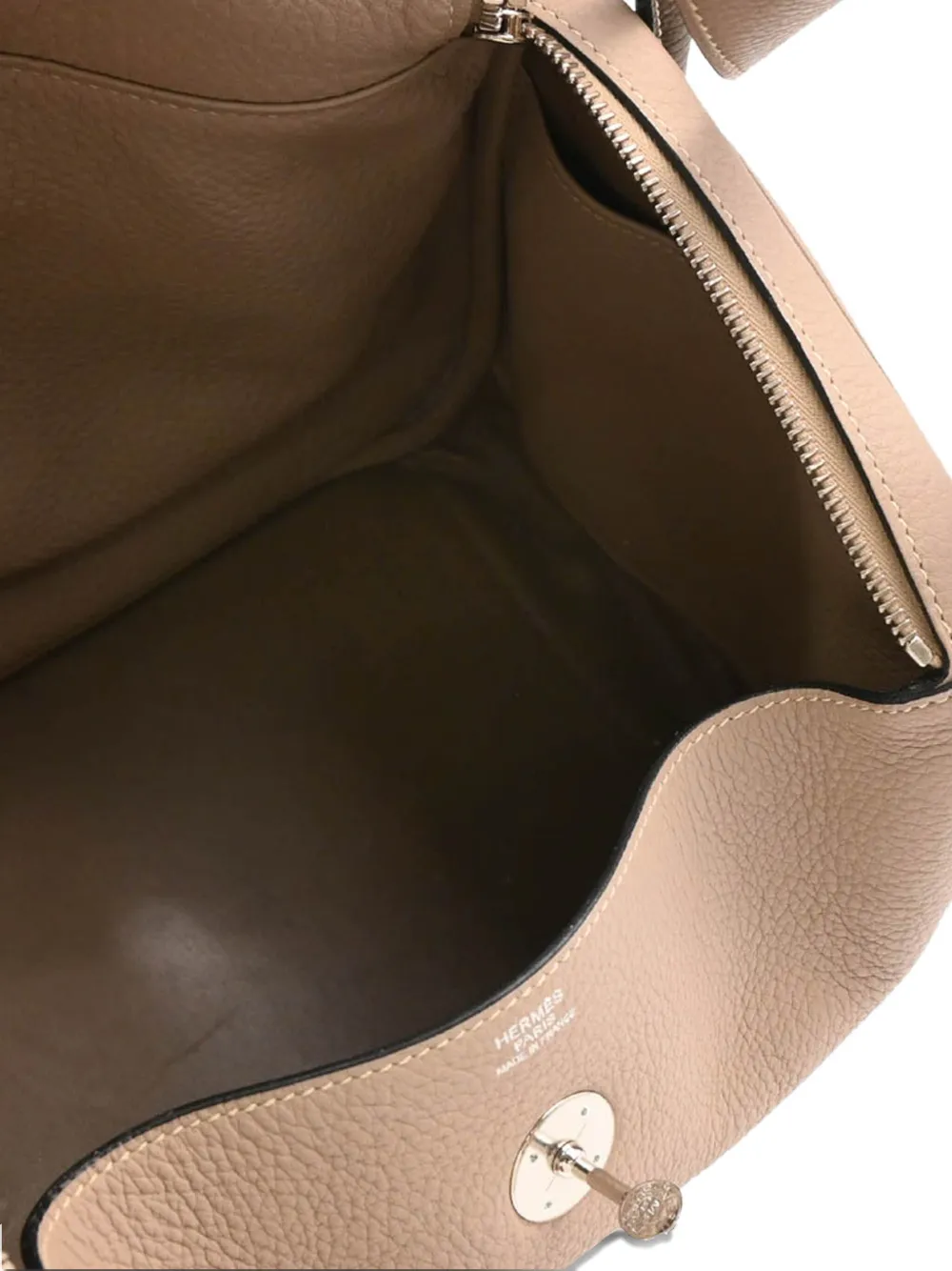 Pre-owned Hermes 2008 Lindy 34 Shoulder Bag In Gray