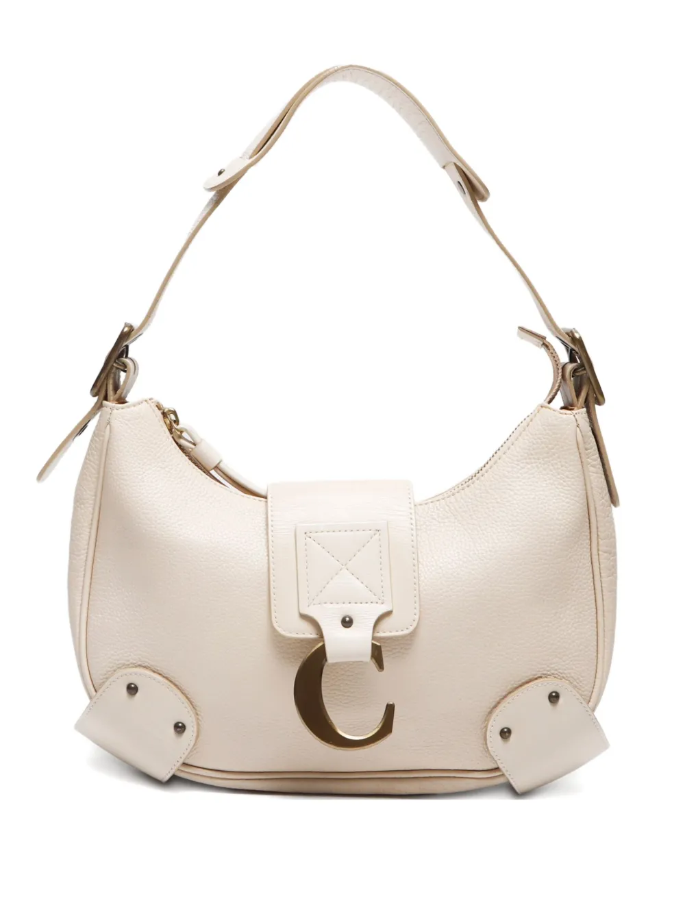 Chloé Pre-Owned 2010-2020s Half Moon shoulder bag | Neutrals | Image 1
