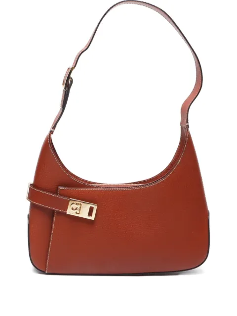 Ferragamo Pre-Owned 2000s Gancini leather shoulder bag