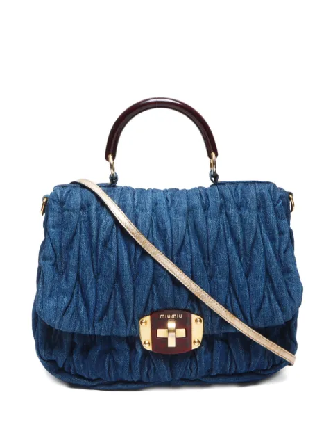 Miu Miu Pre-Owned 2000-2015 matelassé two-way handbag