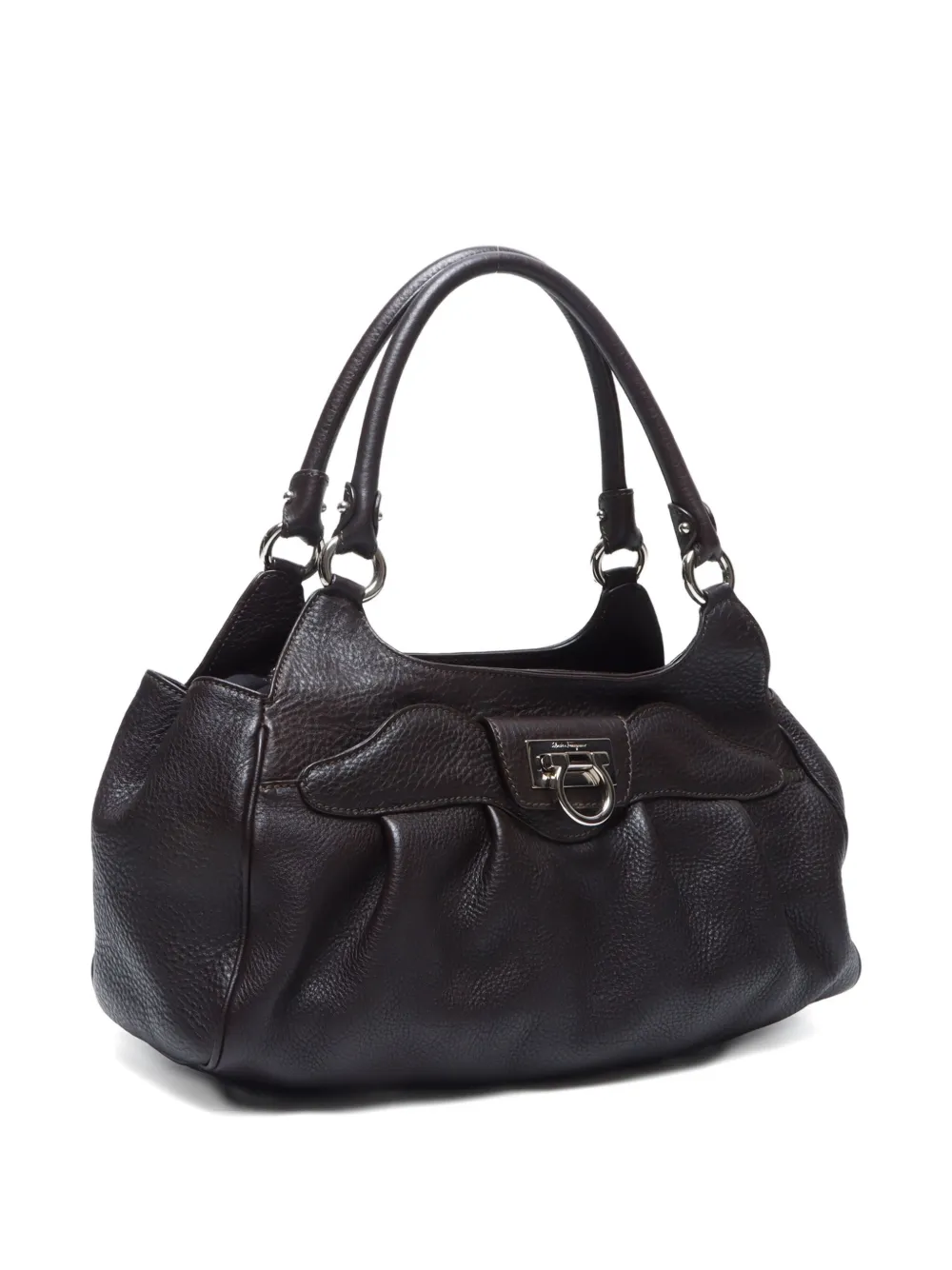 Pre-owned Ferragamo 2000s Gancini Handbag