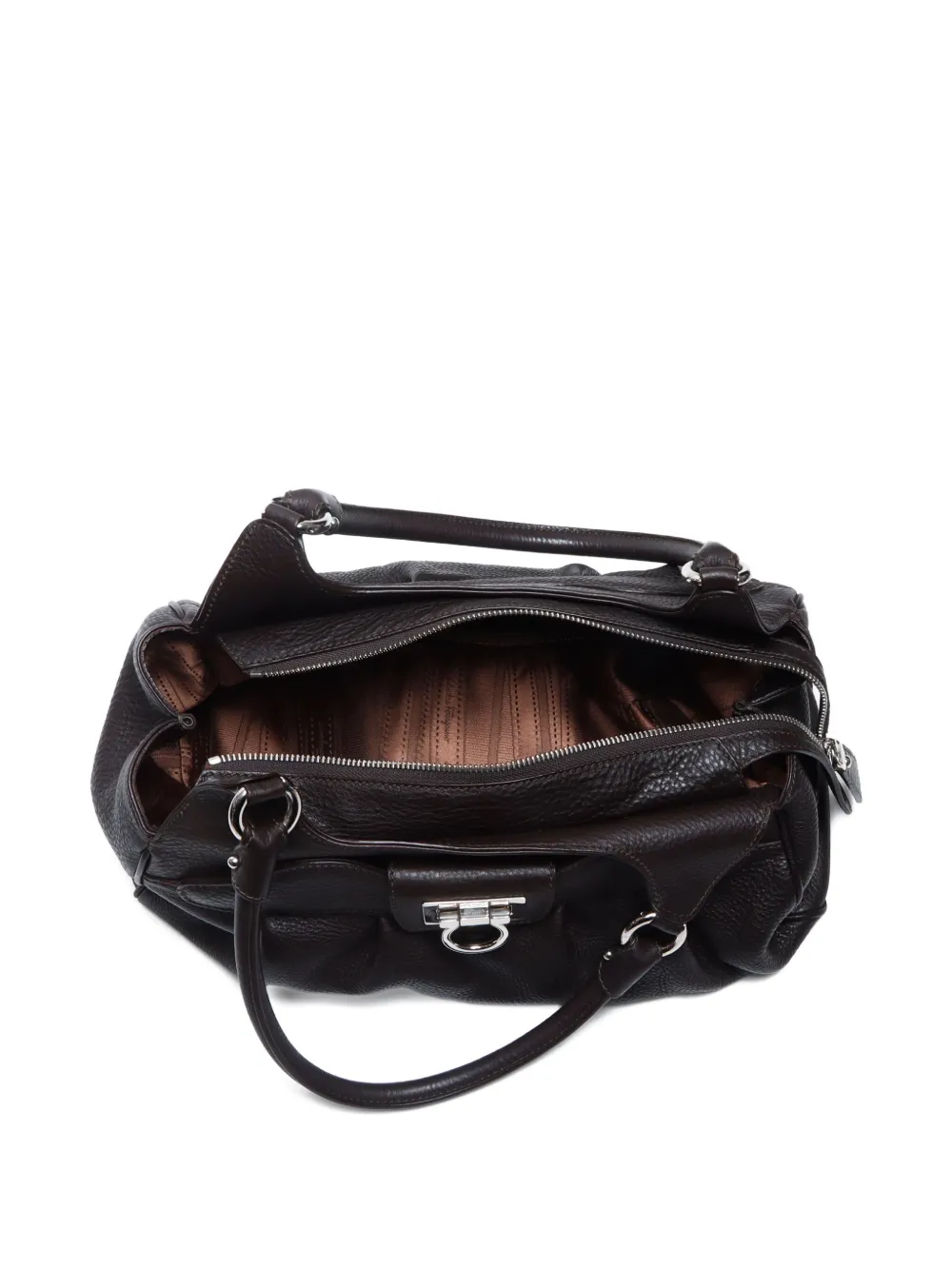 Pre-owned Ferragamo 2000s Gancini Handbag