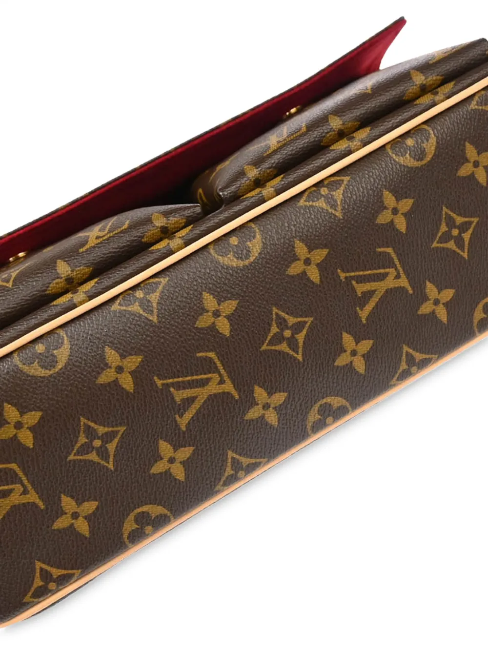 Pre-owned Louis Vuitton 2007 Viva Cité Mm Shoulder Bag In Brown