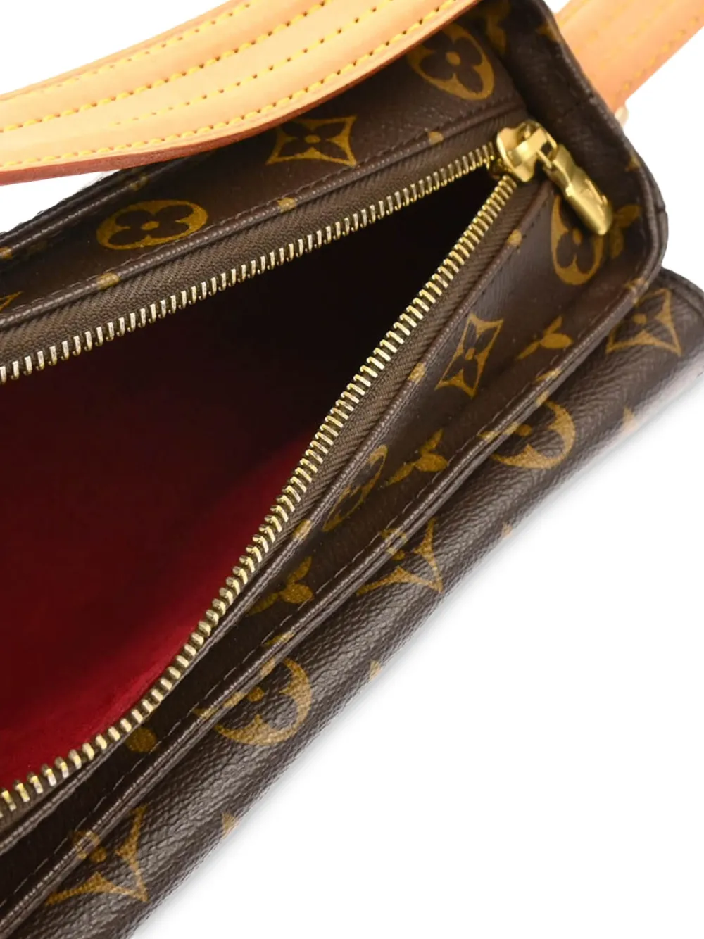 Pre-owned Louis Vuitton 2007 Viva Cité Mm Shoulder Bag In Brown