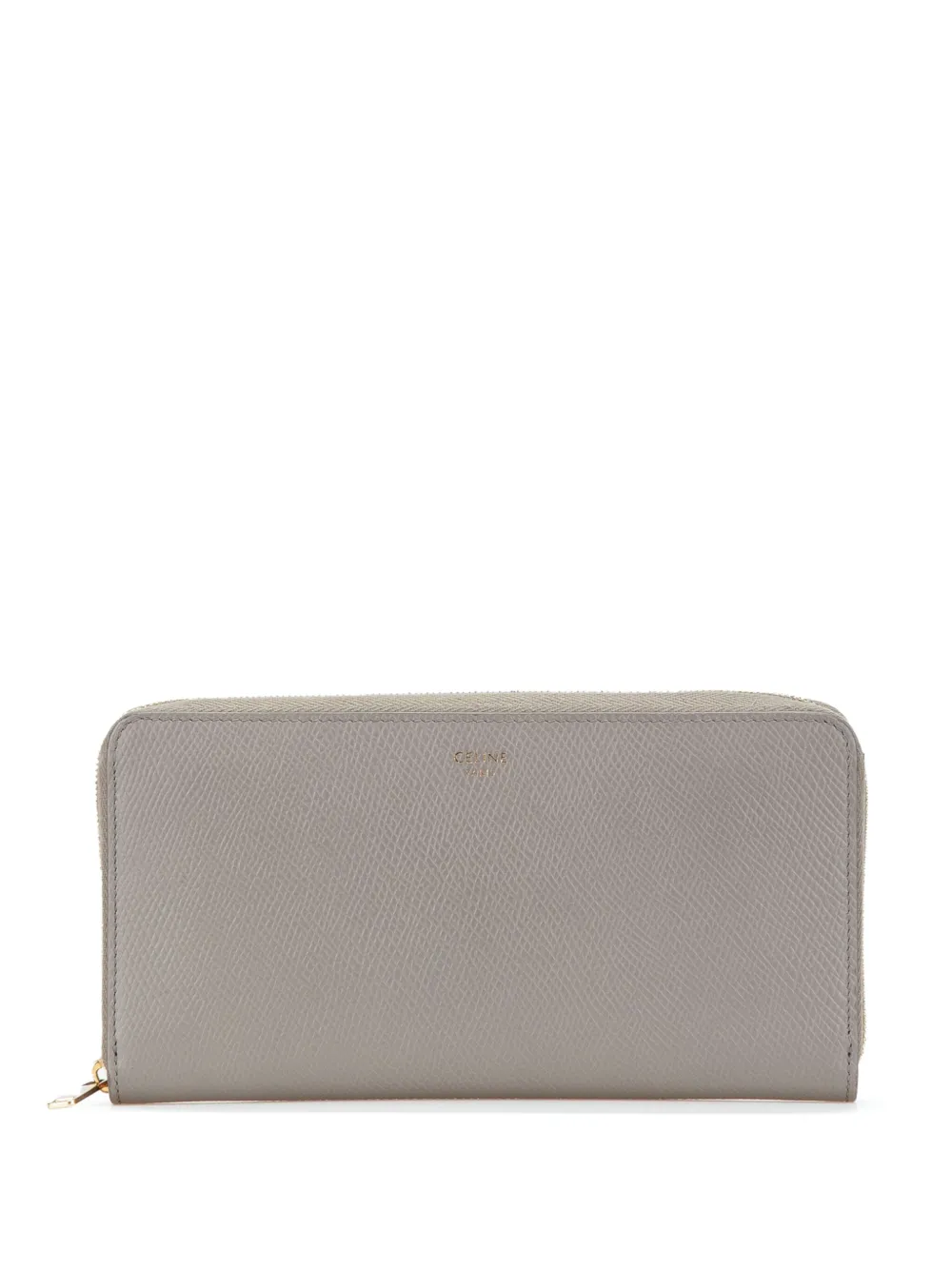 Céline Pre-Owned 2020 レザー ジップアラウンド ウォレット 長財布 - グレー Céline Pre-Owned 2020 レザー ジップアラウンド ウォレット 長財布 - グレー