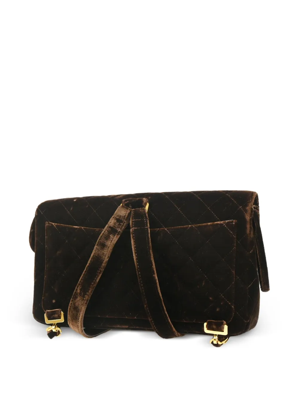 Pre-owned Chanel 1995 Classic Flap Backpack In Brown