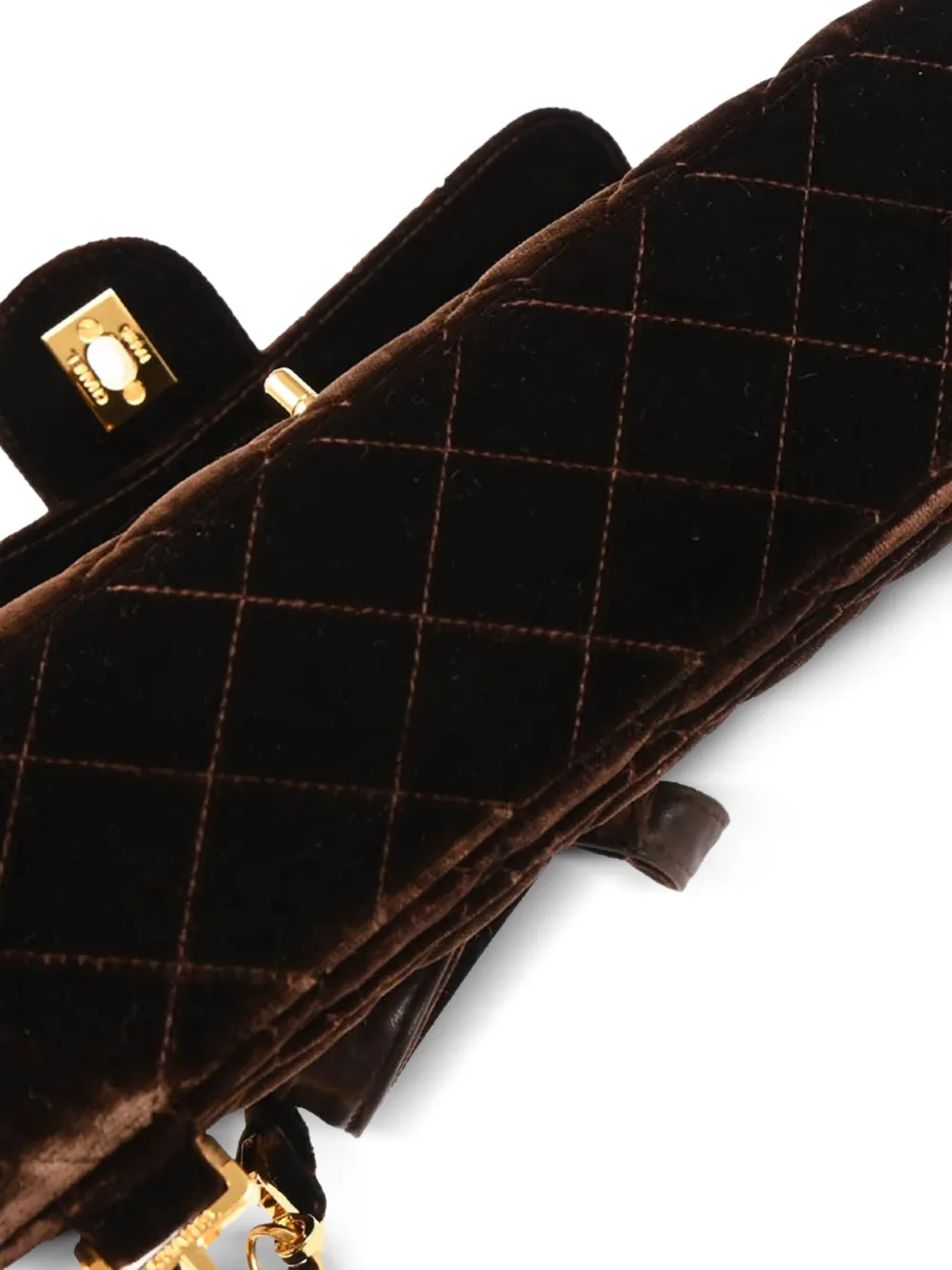 Pre-owned Chanel 1995 Classic Flap Backpack In Brown