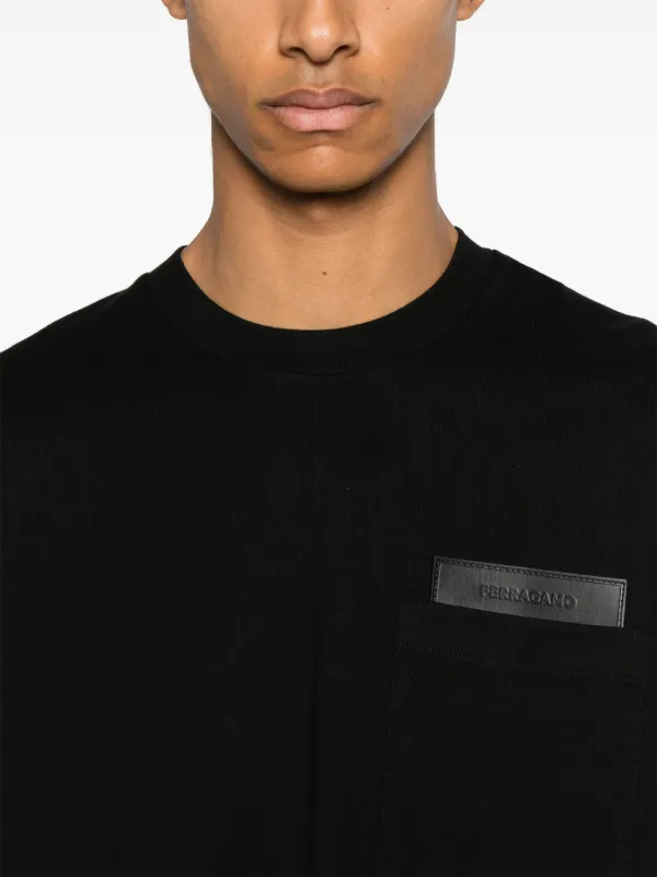 Ferragamo コットン Tシャツ | ブラック | FARFETCH JP