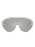 Moncler Eyewear Bombolle shield sunglasses - Grey