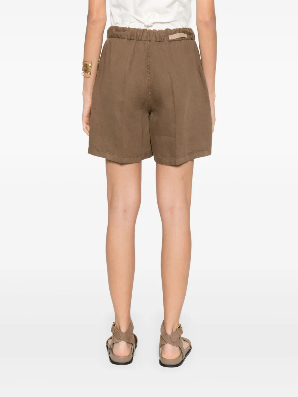 Briglia 1949 Linnen shorts Bruin