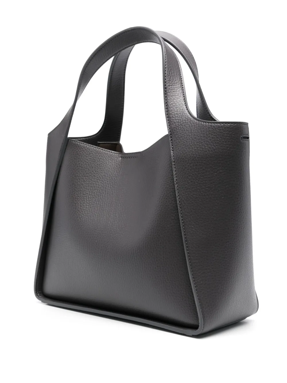 Stella McCartney Shopper met geperforeerd logo Grijs