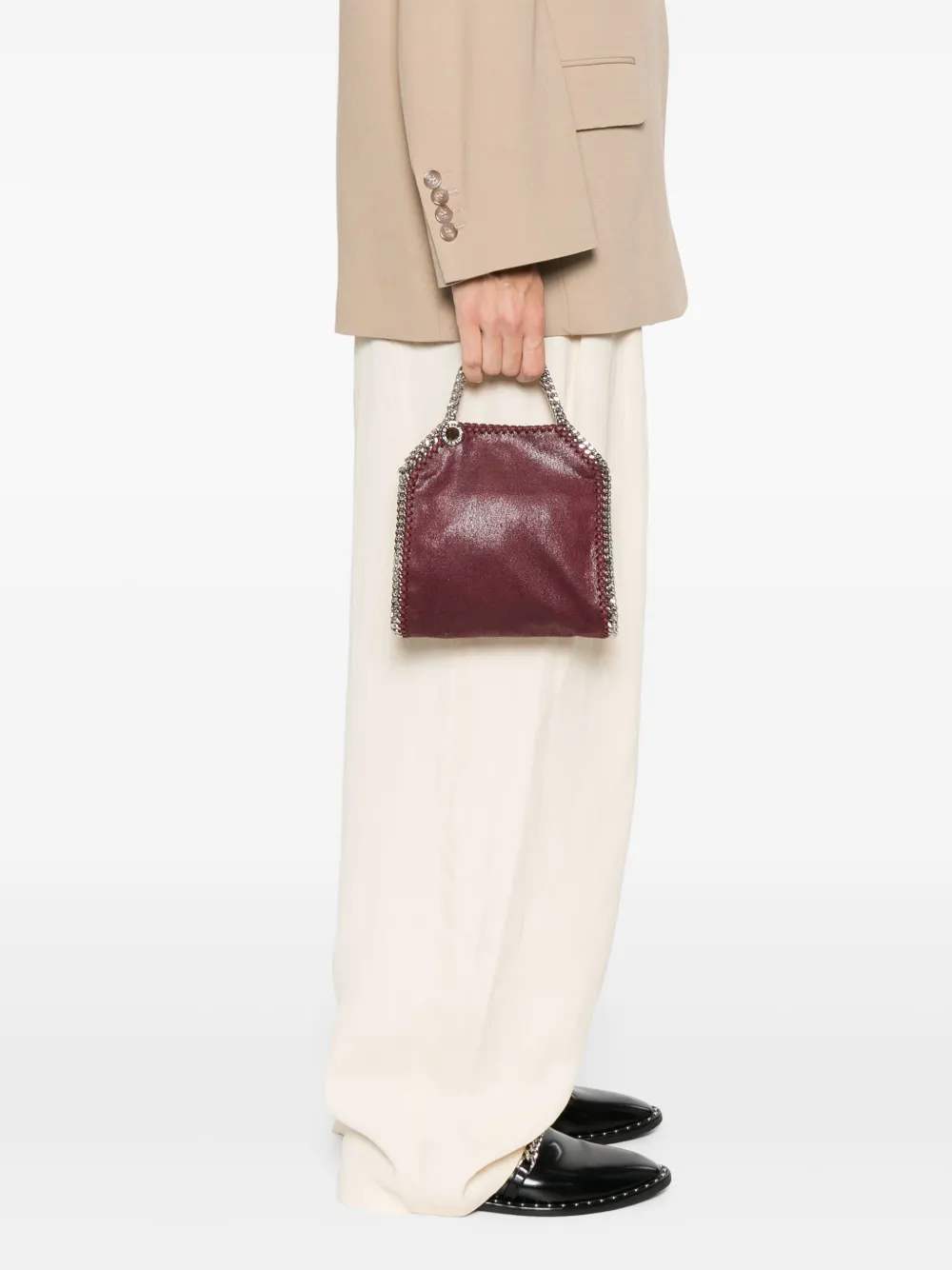 Stella McCartney Falabella mini shopper Rood