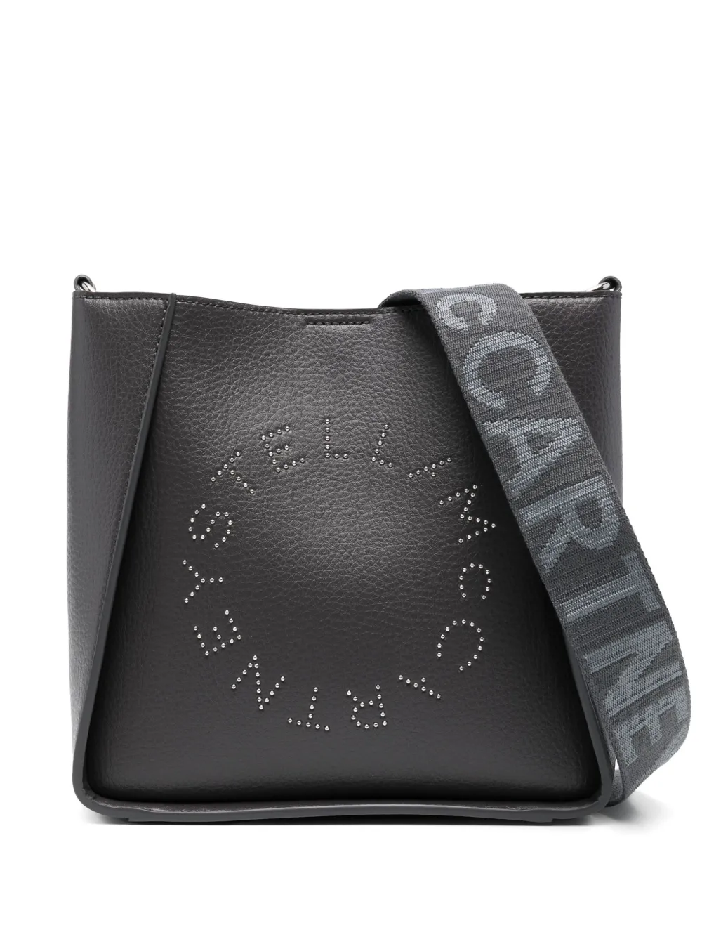 Stella McCartney mini logo-embellished bag - グレー Stella McCartney mini logo-embellished bag - グレー