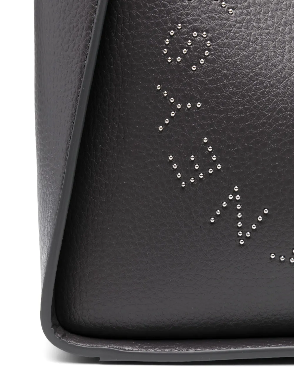 Stella McCartney mini logo-embellished bag Grijs