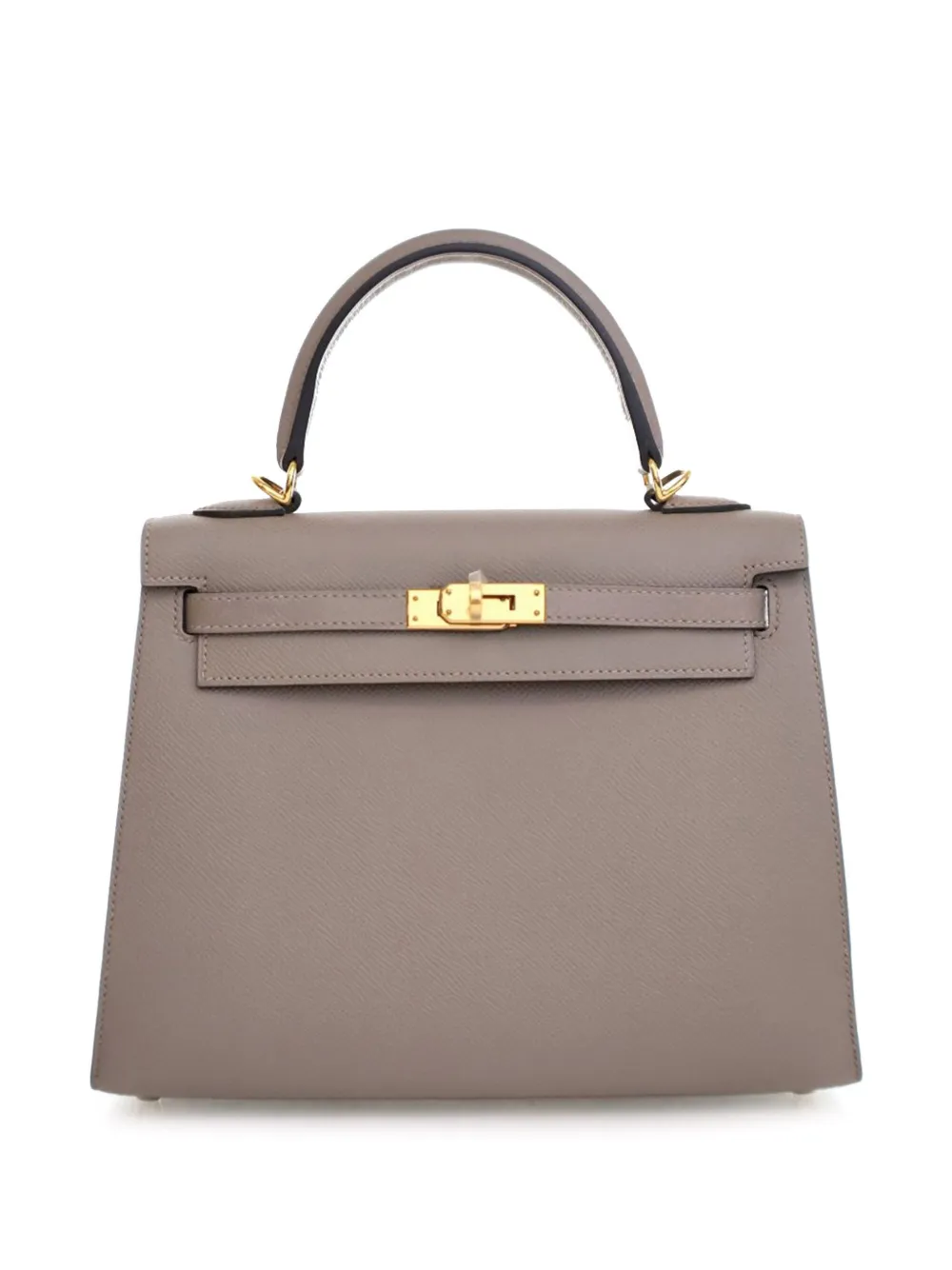 Hermès Pre-Owned 2017 Epsom Kelly II Sellier 25 satchel - ブラウン Hermès Pre-Owned 2017 Epsom Kelly II Sellier 25 satchel - ブラウン