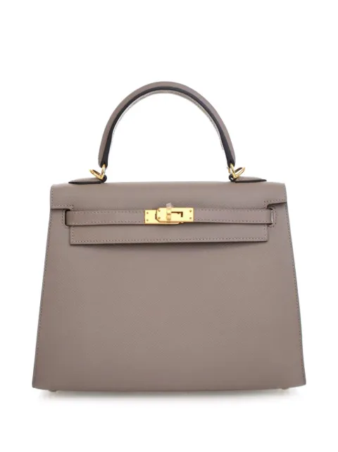 Hermès Pre-Owned 2017 Epsom Kelly II Sellier 25 satchel