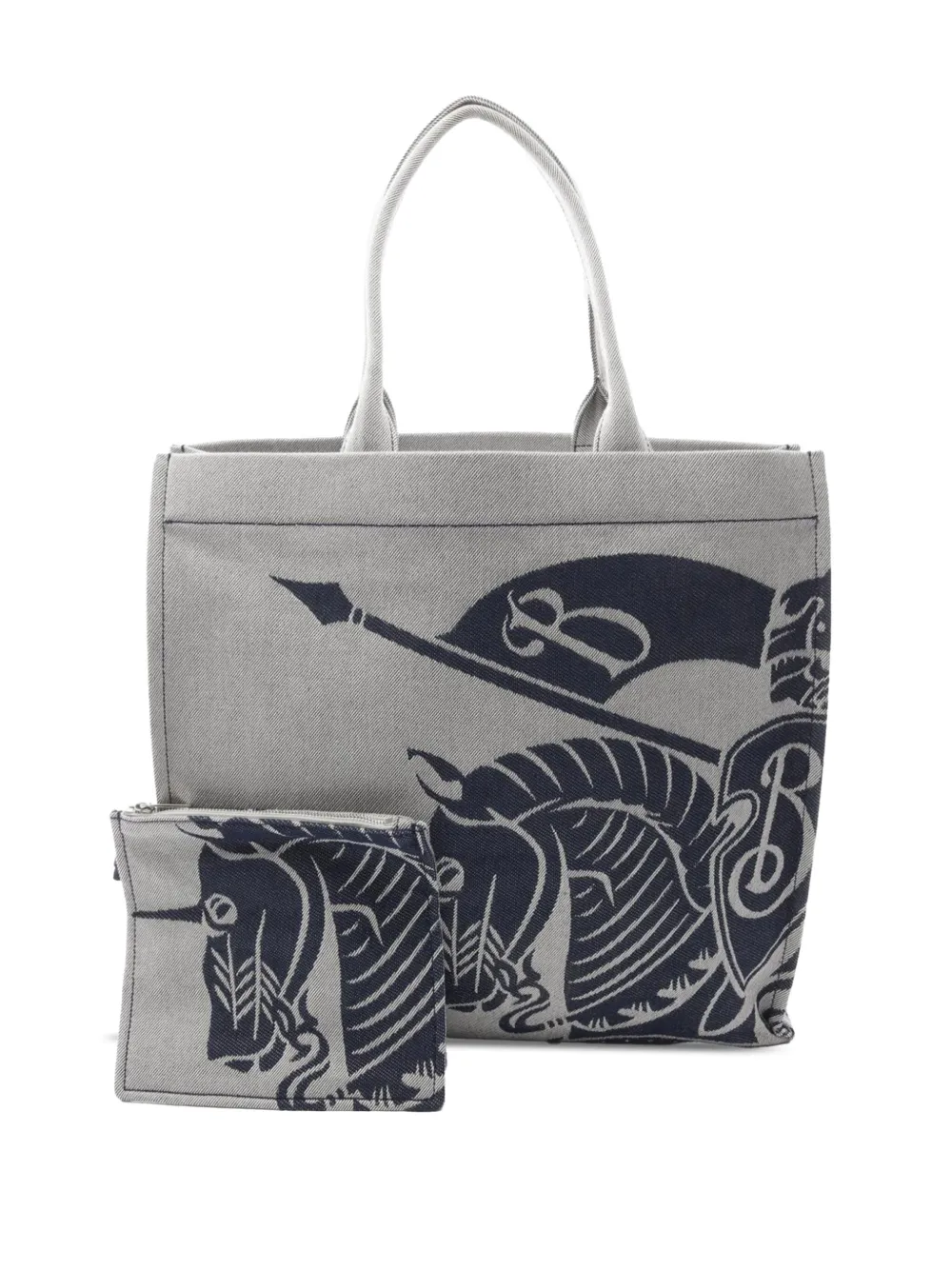 Burberry Pre-Owned 2018-2025 Medium EKD Canvas tote bag | gris | Image 1