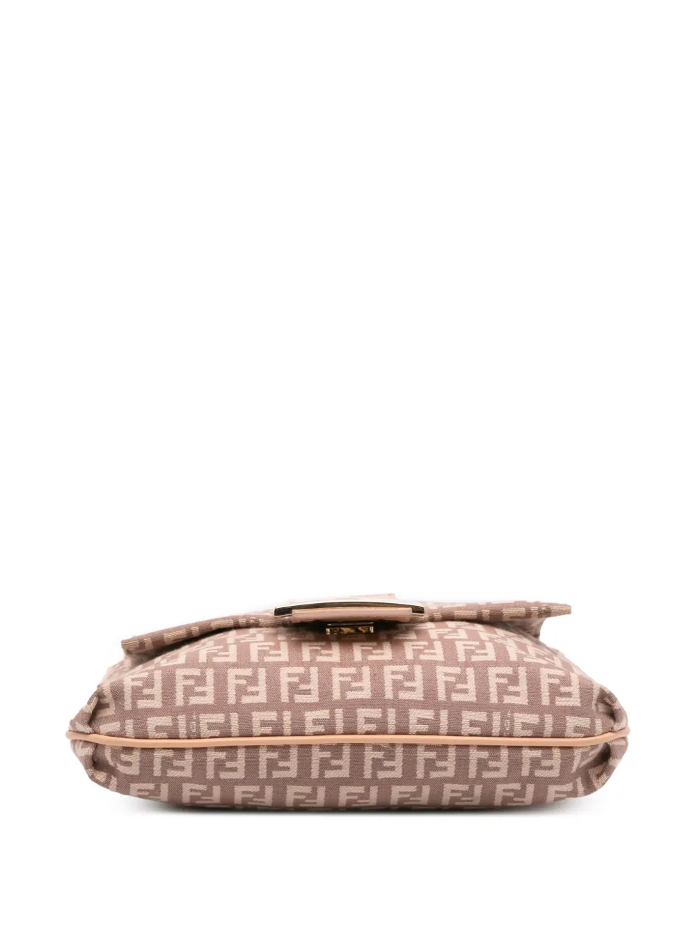 Pre-owned Fendi 2000-2010 Zucchino Canvas Crossbody Bag