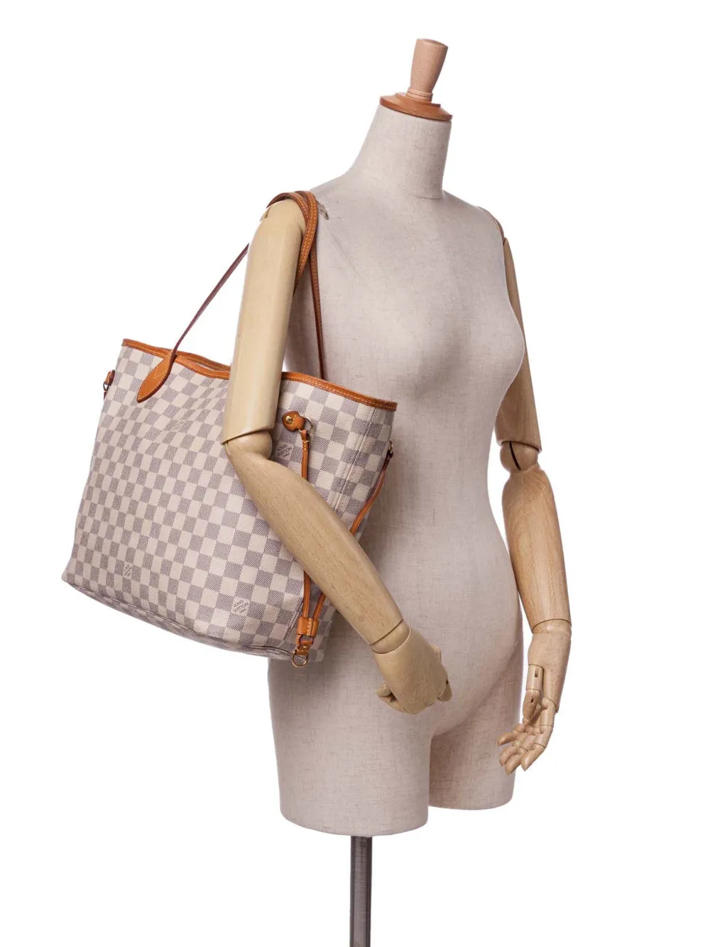 Louis Vuitton Pre-Owned 2011 Damier Azur Neverfull MM tote bag | Pre-Owned | Image 2