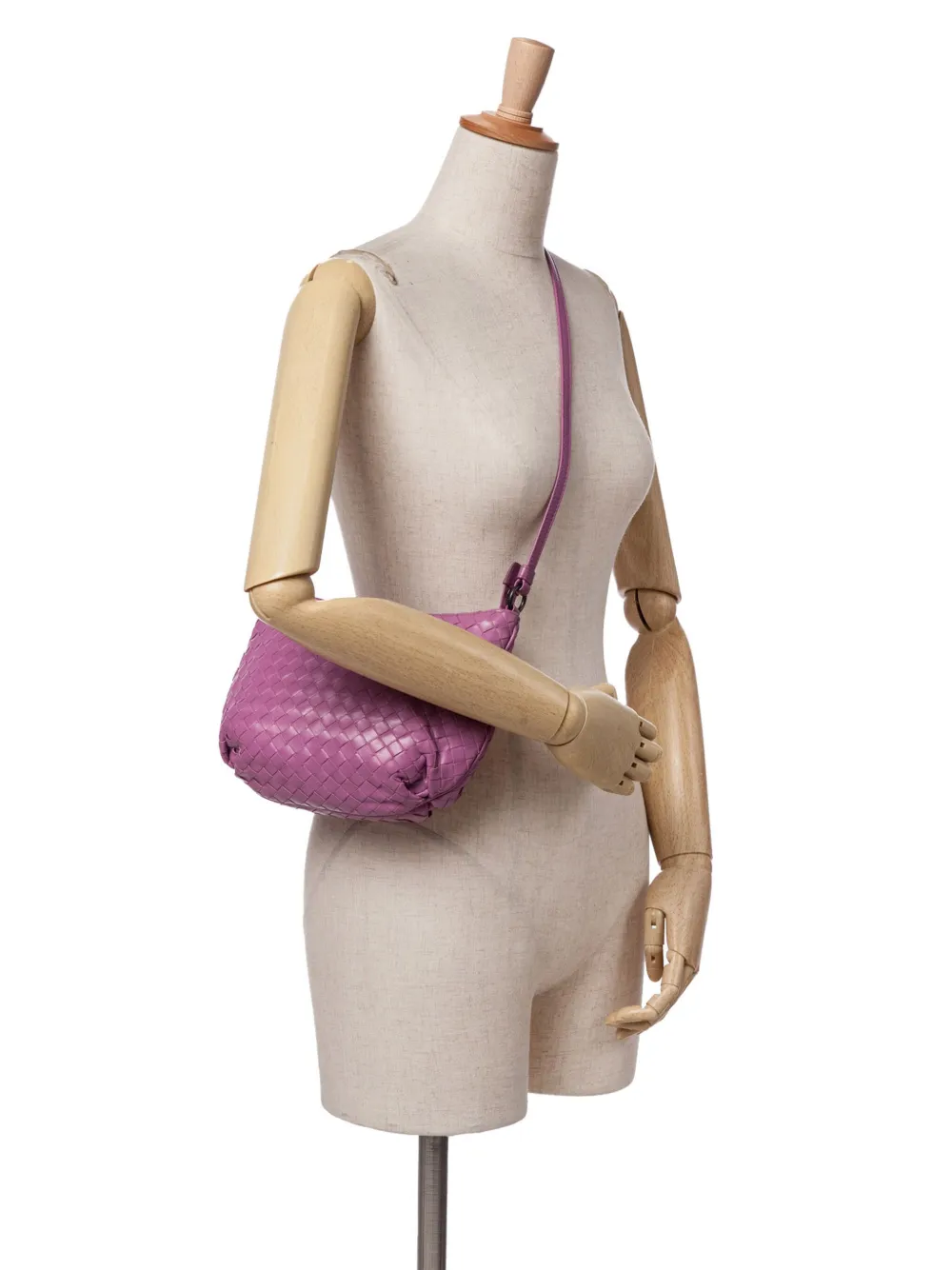 Bottega Veneta Pre-Owned شنطة كروس جلد لين بتصميم إنترشياتو 2012-2024 | كلاسيكيات | Image 2
