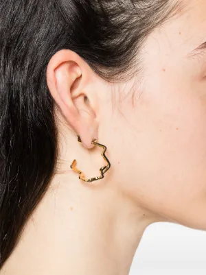 MARNI ゴールド ロゴピアス MARNI（マルニ）ピアス・イヤリング - FARFETCH