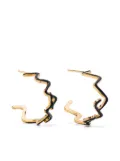 Marni logo earrings - Gold
