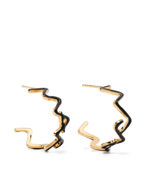 Marni logo earrings