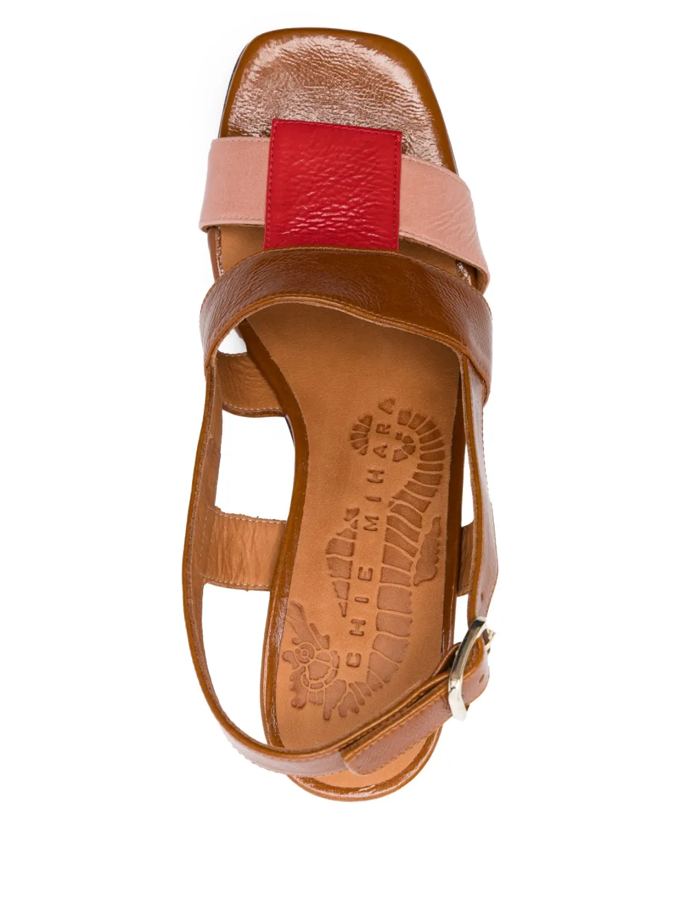 Chie Mihara 90 mm Panya sandalen Bruin