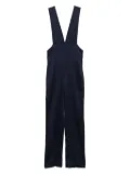 Jil Sander Pre-Owned 2010s satined dungaree - Blue