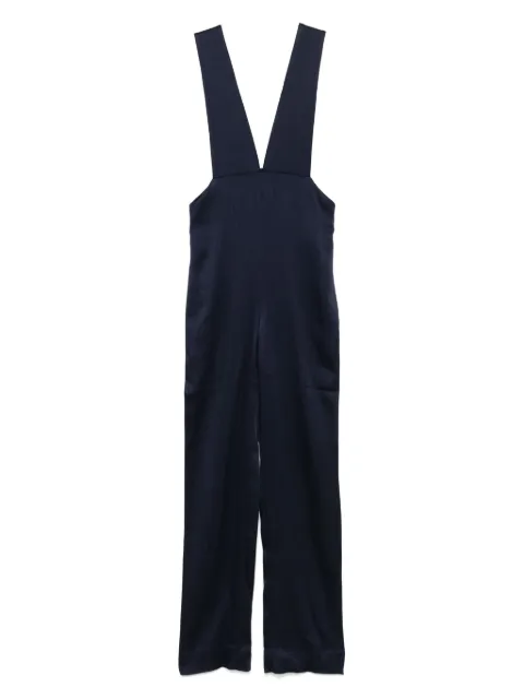 Jil Sander Pre-Owned 2010s satined dungaree
