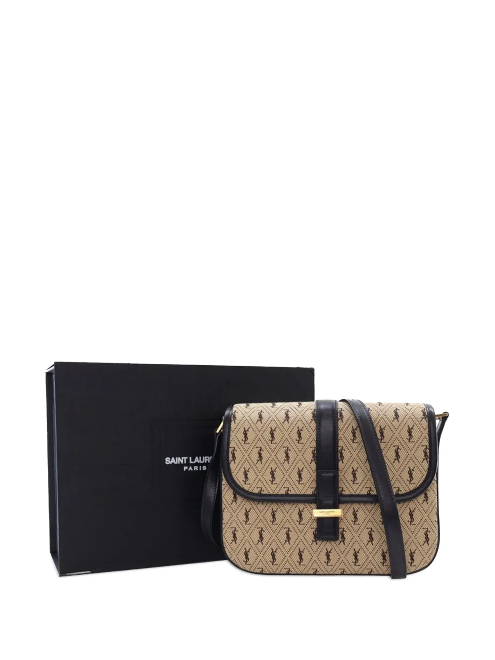 Saint Laurent Pre-Owned bolsa crossbody Le Monogramme pequeña de lona 2021 | Estilos de archivo | Image 2