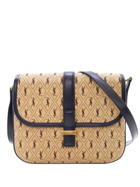 Saint Laurent Pre-Owned bandolera Le Monogramme pequeño de lona 2021