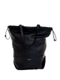 Saint Laurent Pre-Owned 2018 Lambskin Harlem Drawstring bucket bag - Black