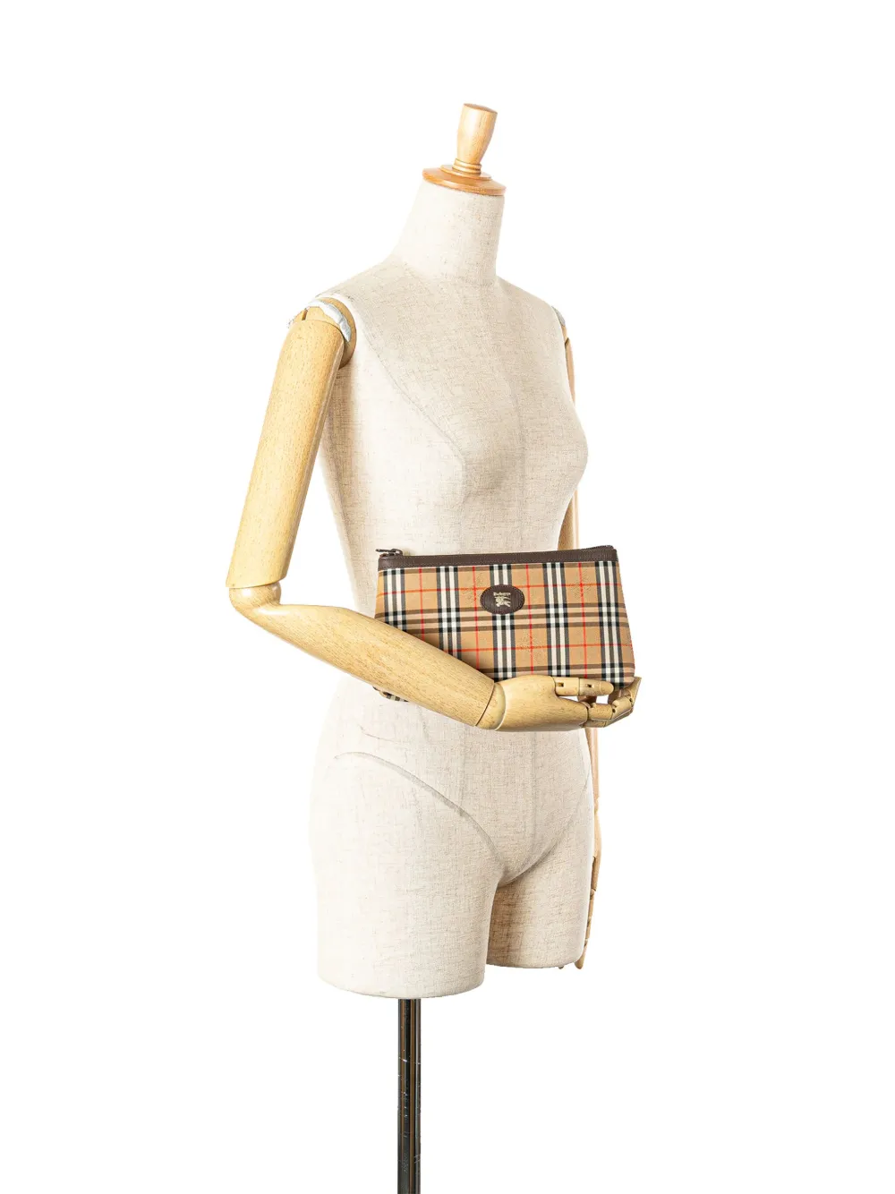 Burberry Pre-Owned bolsa de mano Haymarket Check Canvas del siglo XX | Estilos de archivo | Image 2
