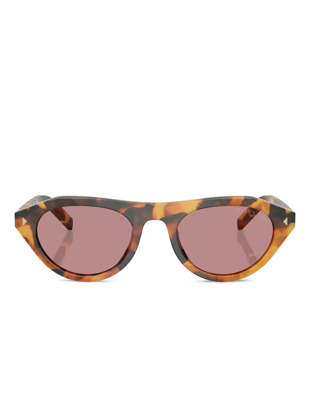 Prada Eyewear Zonnebril met cat-eye montuur Bruin