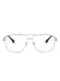 Versace Eyewear geometric-frame glasses - Silver