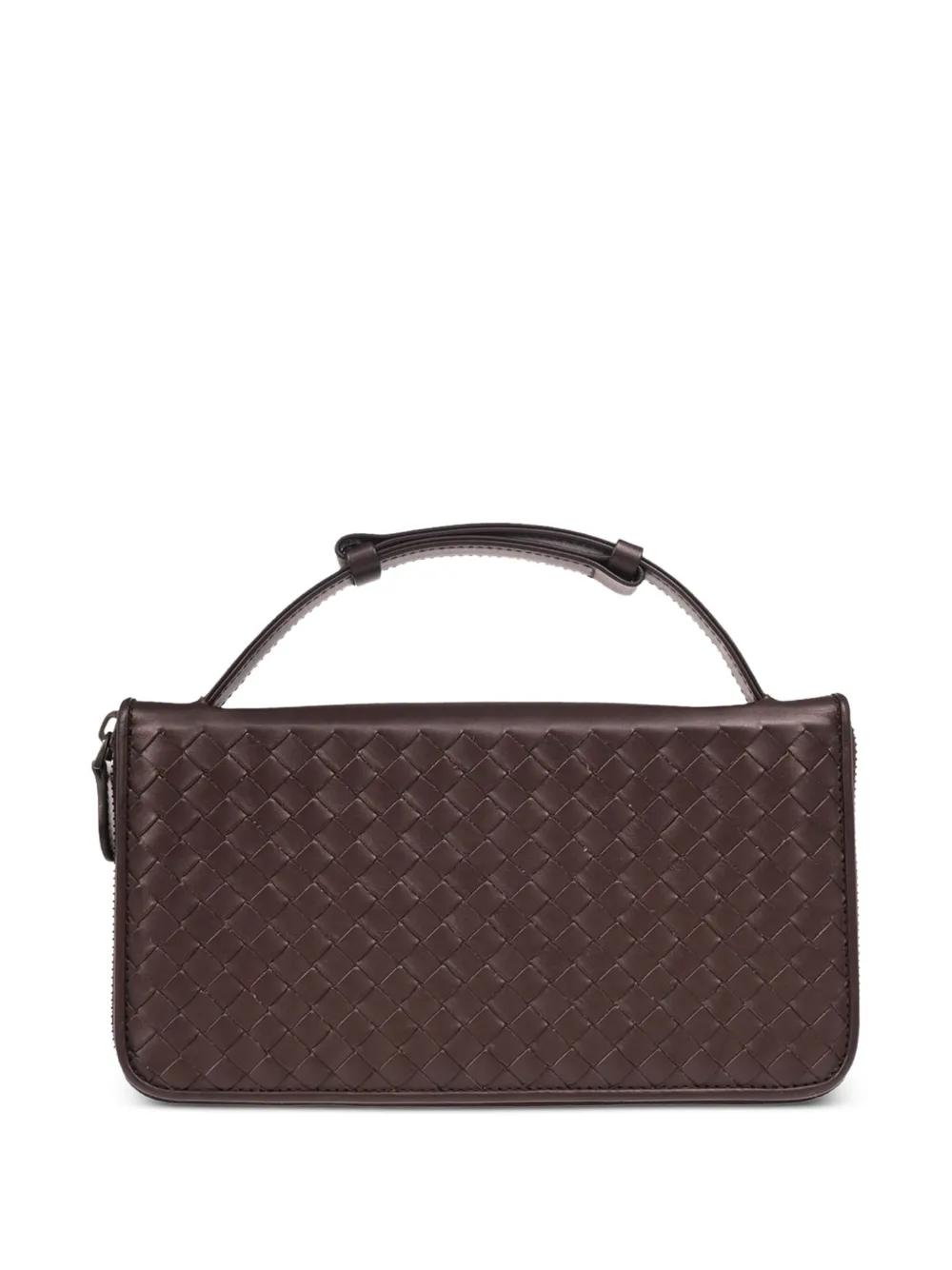 Bottega Veneta Pre-Owned 2010s Intrecciato travel wallet | Brown | Image 1