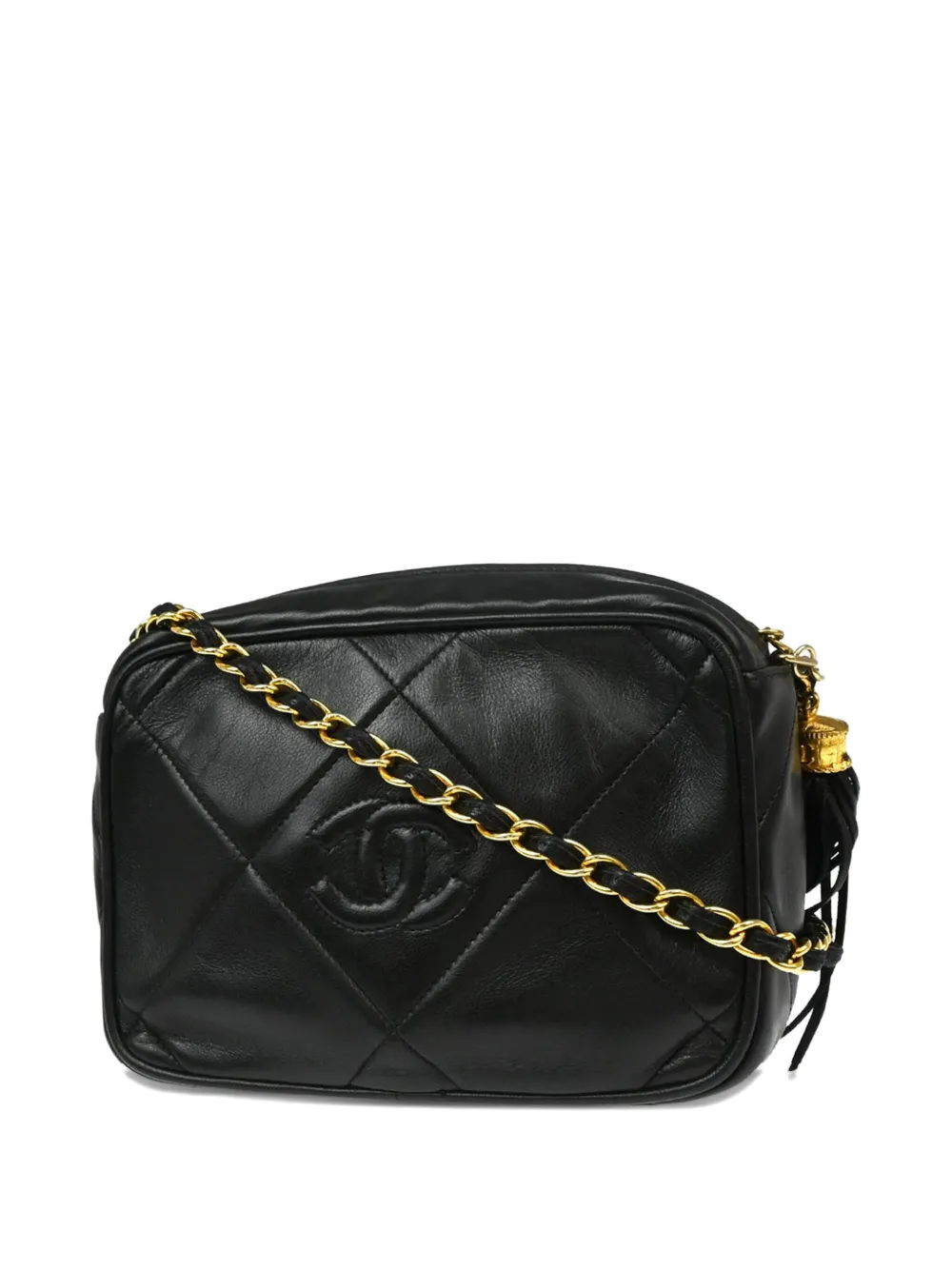 CHANEL Pre-Owned 1985-1990 diamond-quilted camera bag | Pre-Owned | Image 2