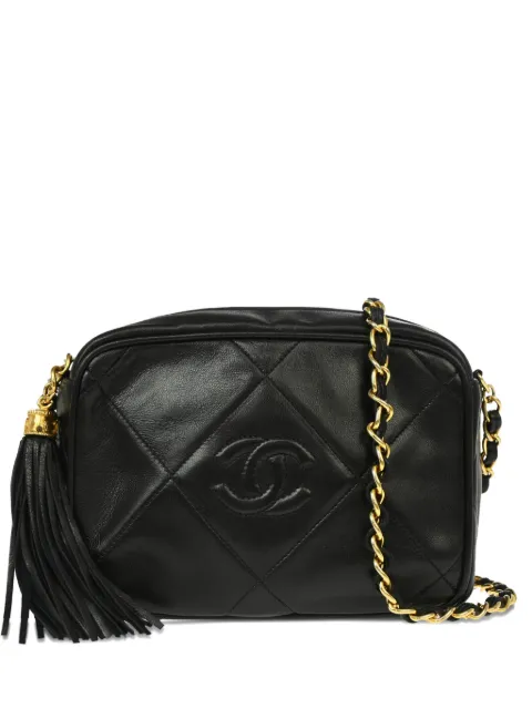 CHANEL Pre-Owned 1985-1990 diamond-quilted camera bag