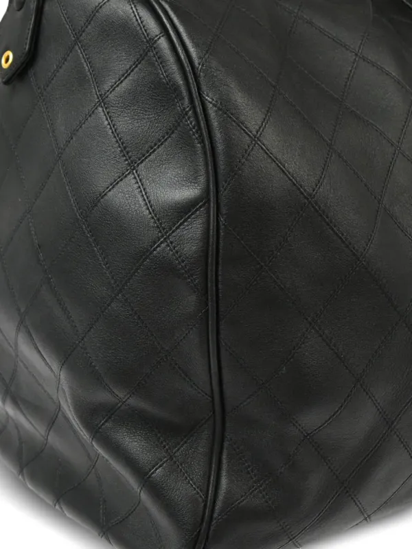 希少！CHANEL シャネル ヴィンテージ ダッフルバッグ キルティングレザー シャネル ヴィンテージ 希少リザード バッグ - メルカリ